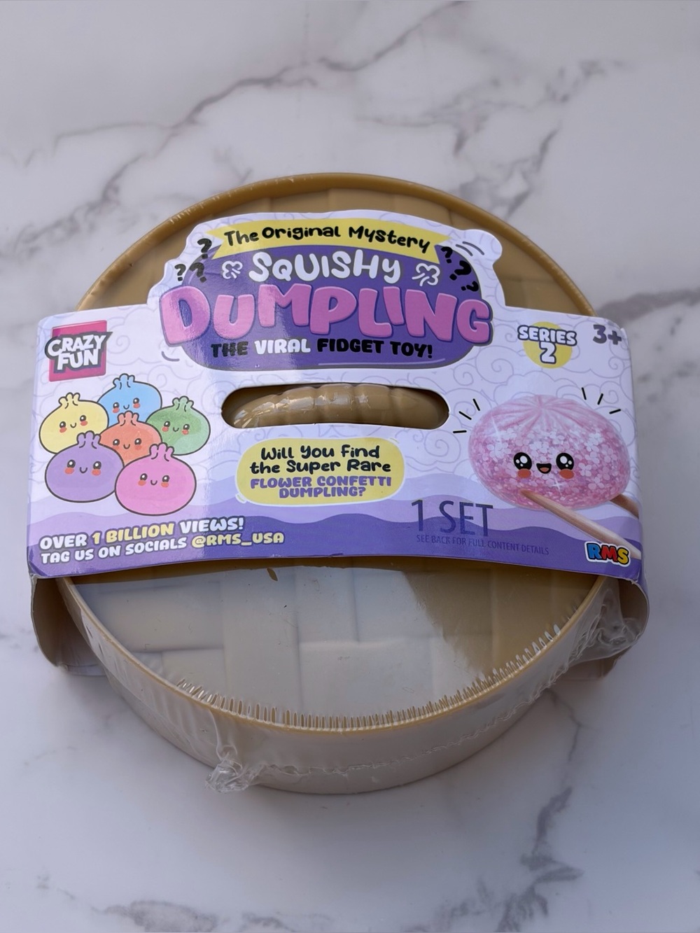 Crazy Fun Original Mystery Squishy Dumpling (Series 2) Collectible Sensory Toy